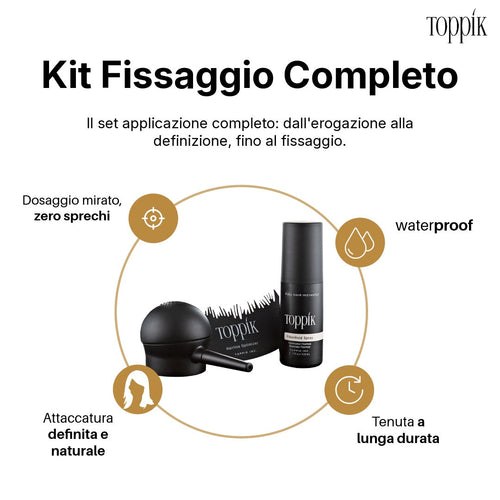 Toppik Kit Fissaggio Completo, contenuto della confezione