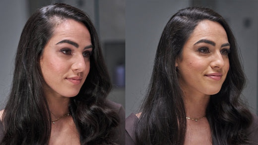 Prima e dopo con le fibre di cheratina Toppik, donna